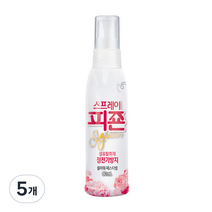 피죤 스프레이 시그니처 섬유탈취제 플라워 페스티벌향 본품, 80ml, 5개