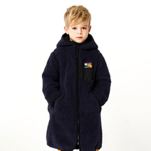 앤디애플 아동용 HIT 셜록벨 플리스 롱코트