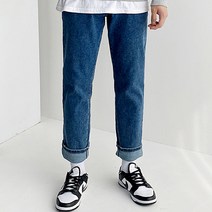 머시따 남성용 세미와이드 히든밴딩 청바지