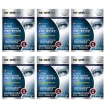 네츄럴플러스 루테인 + 베타카로틴, 60캡슐, 6개
