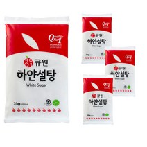 큐원 하얀 설탕, 3kg, 4개