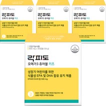 락피도 오메가3 츄어블 키즈, 90정, 4개