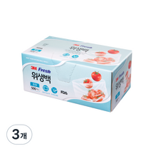 쓰리엠 후레쉬 위생백 중형 25 x 35 cm 500p, 중(M), 3개