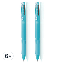 제브라 클립온 슬림 소프트 3C 3색펜 0.7mm, 라이트블루, 6개
