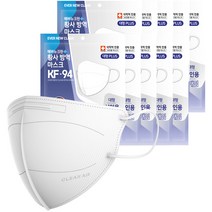 에버뉴크린 새부리형 황사방역마스크 특대형 KF94, 10개, 5개입, 화이트