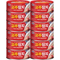 사조 고추참치 안심따개, 100g, 12개