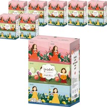 한예지 캐릭터 미니 미용티슈 2겹, 6개입, 8팩