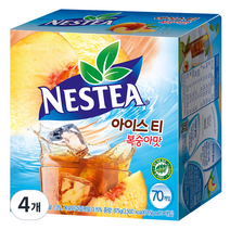 네스티 아이스티 분말 복숭아맛, 12.5g, 70개입, 4개