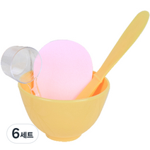 모델링 팩도구 4종 세트, 혼합색상, 6세트