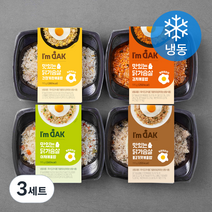 아임닭 맛있는 도시락 4종 세트 (냉동), 3세트