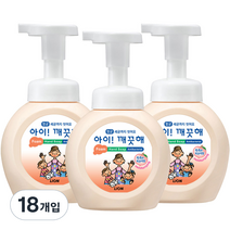 아이깨끗해 핸드워시 모이스처 복숭아, 250ml, 18개