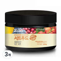 조은약초 서트푸드 분말, 3개, 200g