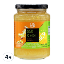 초록원 생강 레몬차, 560g, 4개, 4개