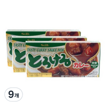 에스비 토로케로 카레 중간맛, 200g, 9개