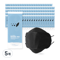 클라링 베이직핏 황사 방역마스크 대형 KF94, 100개입, 5개, 블랙