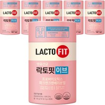 락토핏 이브 유산균 60p, 120g, 6개
