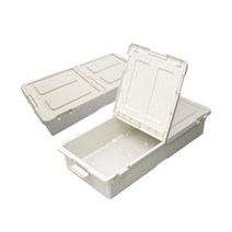 팬물산 틈새 언더베드 리빙박스 40L, 아이보리, 2개