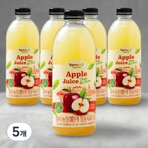 탐사 농장(愛)애 청송 사과 주스, 1000ml, 5개