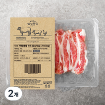 설성목장 무항생제 인증 한돈 등심덧살(가브리살) 구이용 (냉장), 300g, 2개