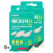 일동제약 메디터치 H 접착보습밴드 7p, 6개