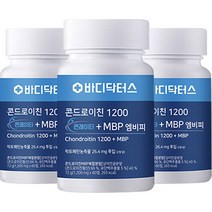 바디닥터스 콘드로이친 1200 콘레이티 + 엠비피 72g, 60정, 3개