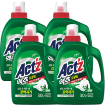 액츠 퍼펙트 딥클린 액상세제 본품, 3.5L, 4개