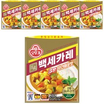오뚜기 3분 백세카레 약간매운맛, 6개, 200g