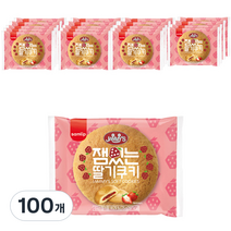 삼립 잼있는 딸기잼 쿠키, 75g, 100개