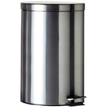 스테인리스 페달휴지통 20L, 실버, 1개
