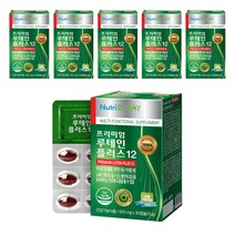 뉴트리디데이 프리미엄 루테인 플러스 12, 30캡슐, 6개, 30정