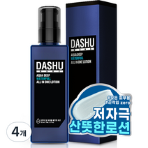 다슈 맨즈 아쿠아 딥 워터풀 올인원 로션, 4개, 153ml