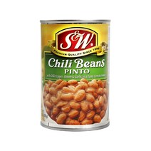 에스앤더블유 칠리빈 통조림, 439g, 1개