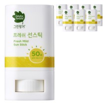 그린핑거 프레쉬 마일드 선스틱 SPF50+ PA++++, 15g, 8개
