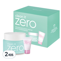 바닐라코 클린 잇 제로 클렌징 밤 리바이탈라이징 100ml + 클렌징 폼 30ml 세트 2종, 2세트