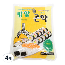 글로델 밥알 모양 곤약, 1kg, 4개