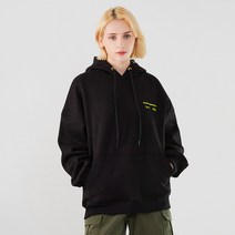 고스트리퍼블릭 네온 레터링 아트워크 컬러 프린팅 오버핏 후드 티셔츠 GHT-455