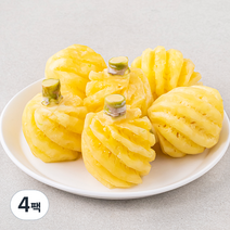 태국산 미니 파인애플 푸레, 500g, 4팩