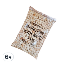 편백아트 프리미엄 편백 놀이용 피톤치드 큐브칩 12~13mm, 1kg, 6개