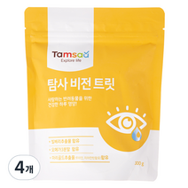 탐사 강아지 뉴트리션 비전 트릿 아이케어 300g, 단일 맛, 4개, 눈물 개선/눈건강