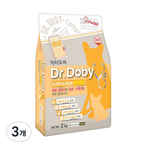 닥터도비 퍼피앤맘 건식사료, 2kg, 3개