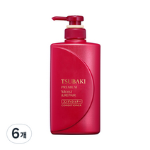 츠바키 프리미엄모이스트 & 리페어 컨디셔너, 490ml, 6개