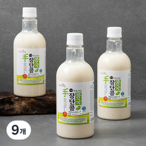 프레시오늘 신선냉장 껍질째 손수 영양가득 진한 윤성순장모님 장단콩 콩국, 500ml, 9개
