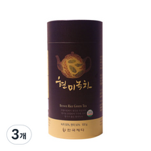 한국제다 현미녹차 지관 100g, 3개