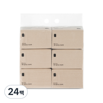 생활공작소 페이셜 티슈, 250매, 24팩