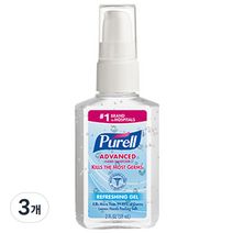 퓨렐 어드밴스드 인스턴트 핸드 새니타이저 휴대용, 59ml, 3개