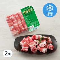 생생포크 한돈 무항생제 대패 삼겹살 구이용 (냉동), 500g, 2팩