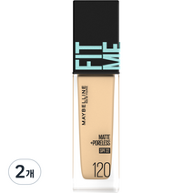 메이블린 핏미 파운데이션 레노 120 클래식 아이보리 30ml, 2개