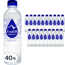 에이웰88 프리미엄 미네랄 알칼리수, 40개, 500ml