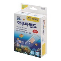 맘스덤 네오 아쿠아밴드 혼합 대용량 40매입, 1개