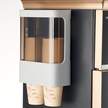 솔브리빙 대형 종이컵 디스펜서 2구 80컵, 그레이, 1개